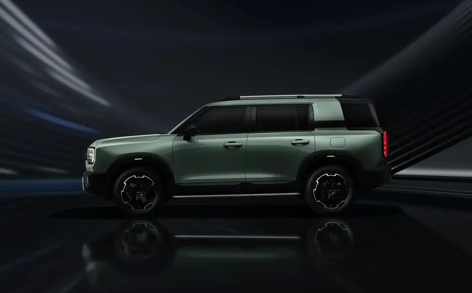 BAIC SUV in a studio