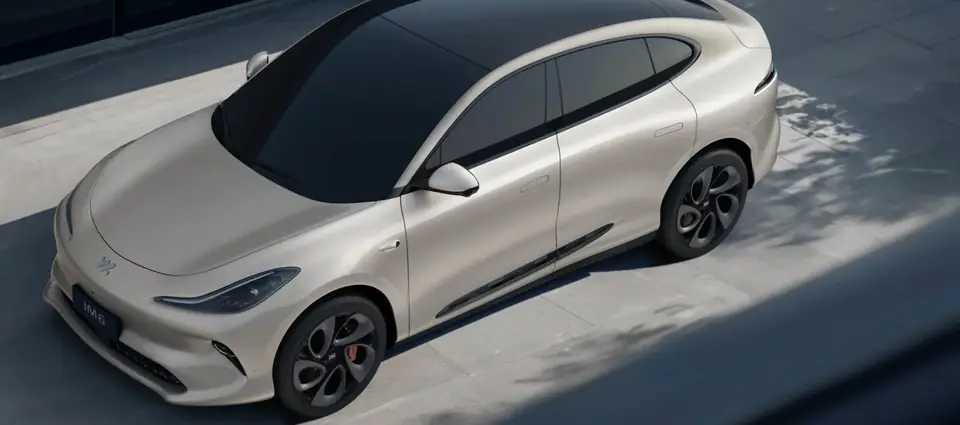 IM Motors electric car from above